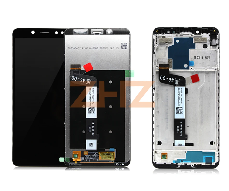 Для Xiaomi Redmi Note 5 ЖК-дисплей Дисплей Сенсорный экран Стекло Панель планшета с рамкой сборки Ремонт Запасные части Redmi Note 5 Pro LCD Display