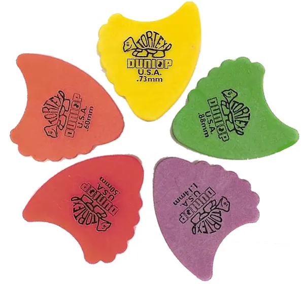 

Dunlop Tortex Fins Guitar Pick Plectrum Mediator 0.5mm-1.14mm, 1/piece