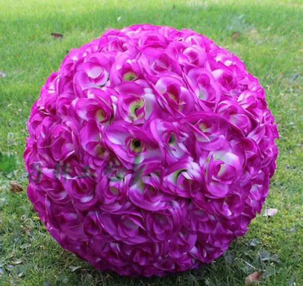 Горячая Распродажа подвесной шар 30 см/12 дюймов искусственная Роза раннее