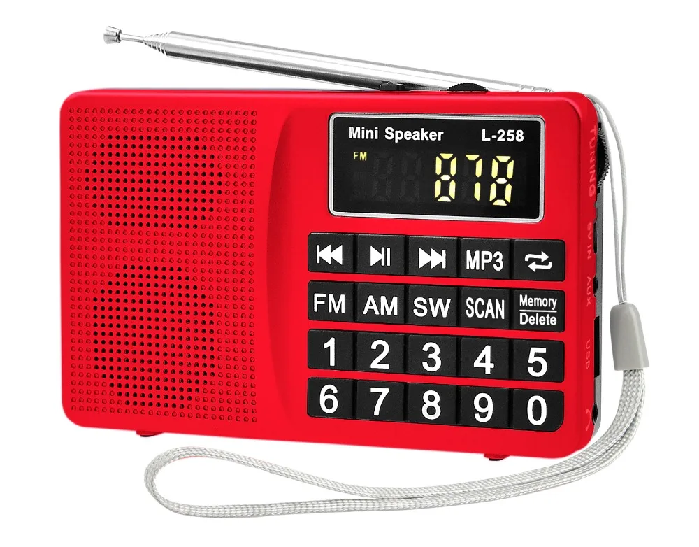 10 шт. музыкальный mp3 плеер мини динамик многополосный 3 все диапазоны Автосканер