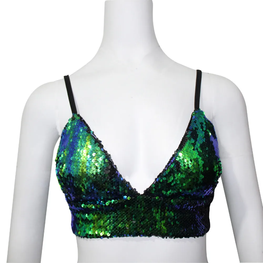 Женская футболка новинка 2018 модная Винтажная с блестками и v-образным вырезом