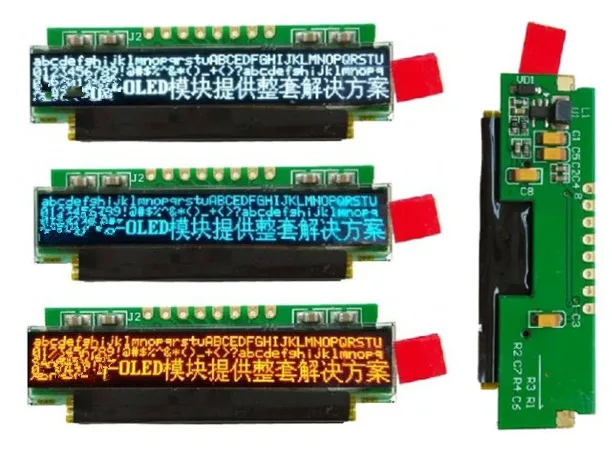 Модуль OLED-экрана 1 82 дюйма 8P SPI белый/синий/красный привод SSD1326 IC 256*32 - купить по