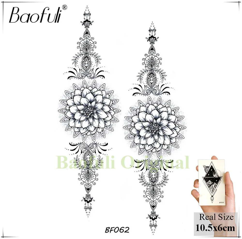 BBF062 Baofuli, енот, кот, деревья, маленькая черная временная татуировка, наклейка, боди-арт, рука, поддельные татуировки для женщин, мужчин, детей, водостойкие татуировки - Цвет: BBF062