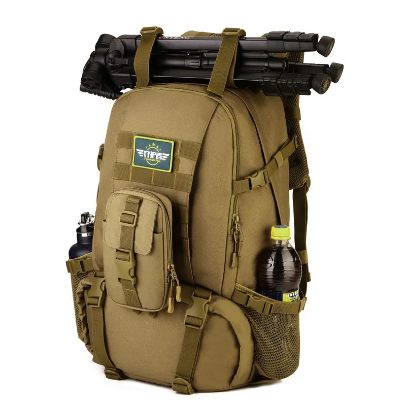 New Men Camouflage Backpack Trekking Military Backpacks Black Travel Waterproof Army Green Male Rucksack Nylon Knapsack | Багаж и сумки