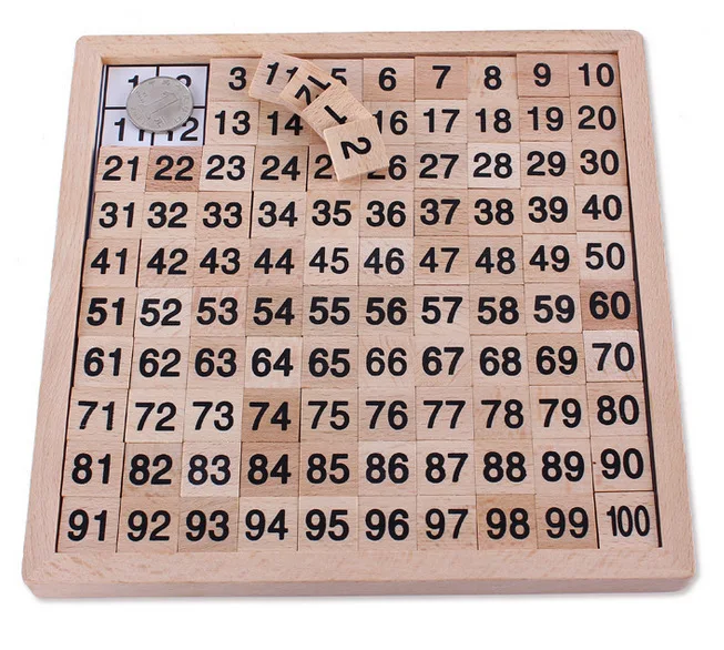 100 шт. Детская образовательная деревянная доска материалы Монтессори