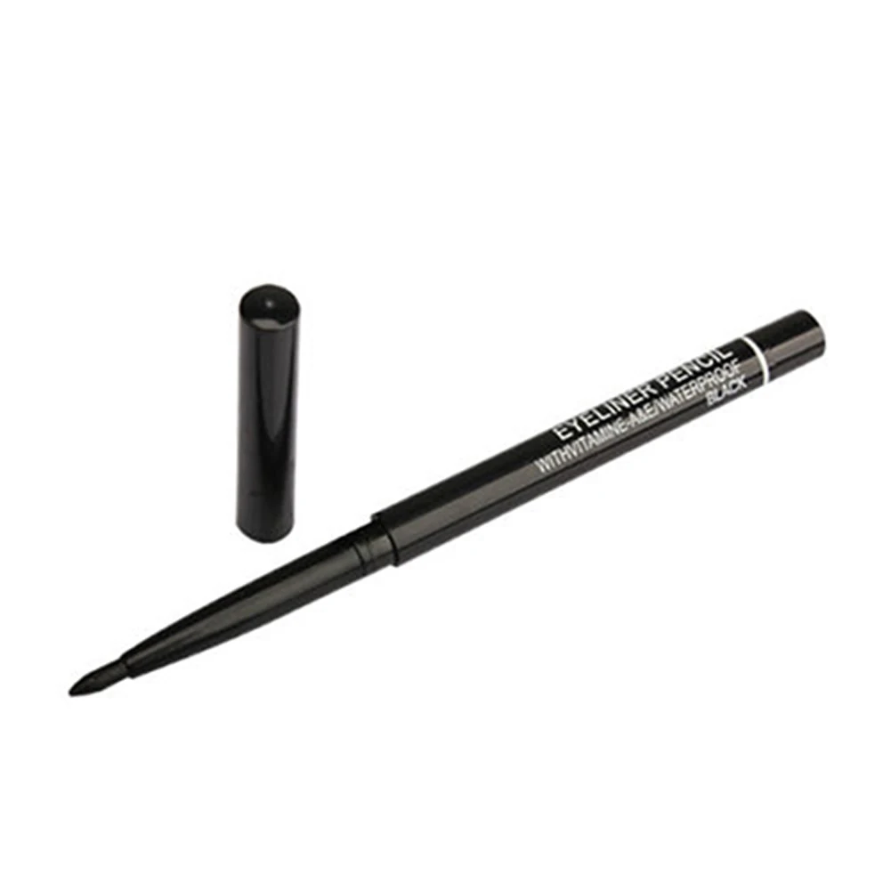 black Цельнокроеное платье Водонепроницаемый Ротари гель крем для глаз Liner черный карандаш для глаз Pen косметическая - Цвет: black