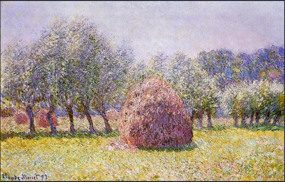 Высококачественная картина маслом изображения на холсте Стог Сена (1865) Клод Моне