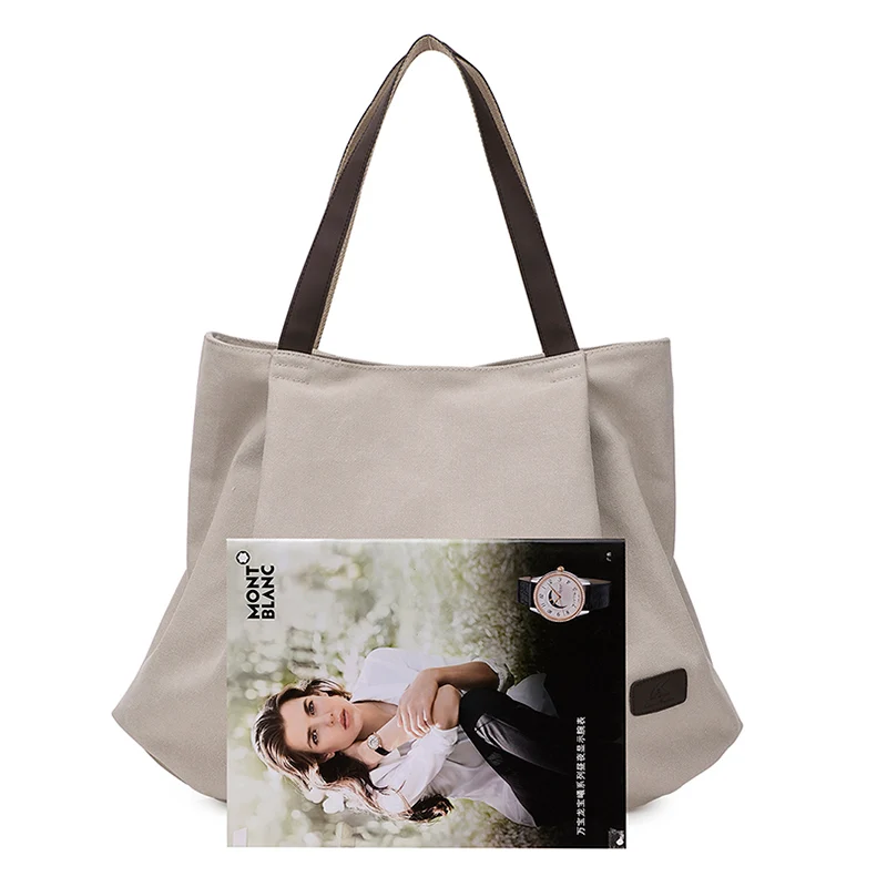 Новые вместительные женские сумки на плечо холщовые школьные книжки для девочек