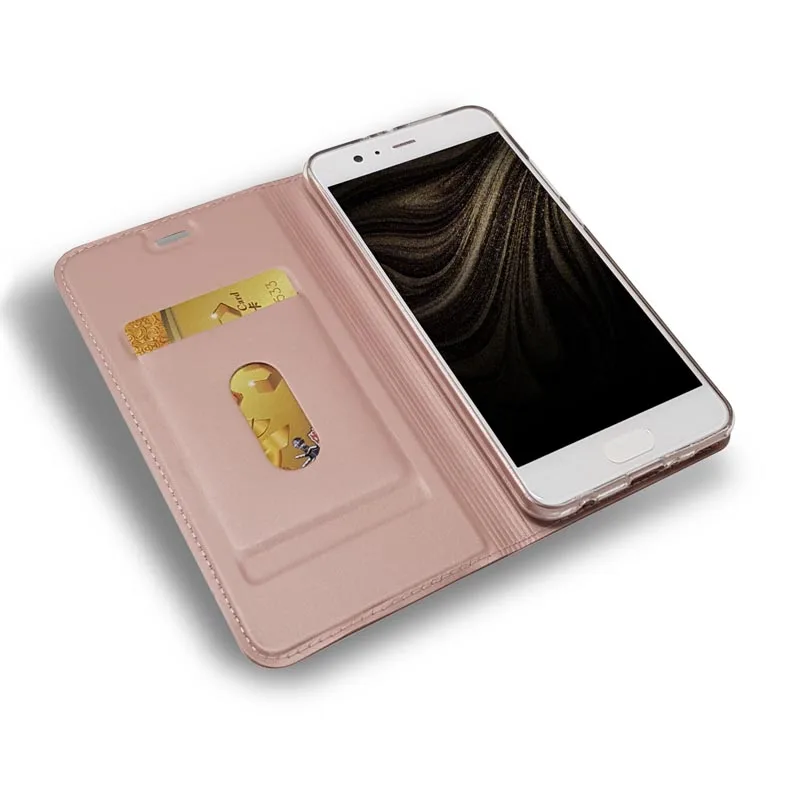 Ультратонкий магнитный чехол для Huawei P10 Plus 5 дюйма футляр карт телефона откидной с