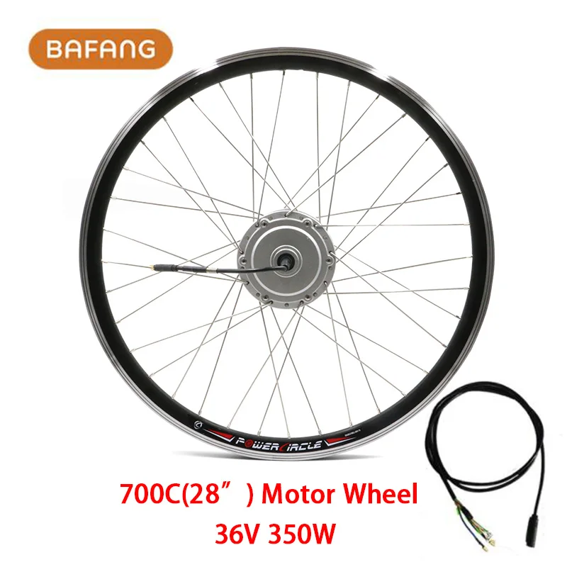 BAFANG 36V 48V Electric Wheel Motor 250W 350W 500W 8FUN Front Brushless Hub Motor For Electric Bicycle e bike Kit Free Shipping - Цвет: 700C 36V 350W