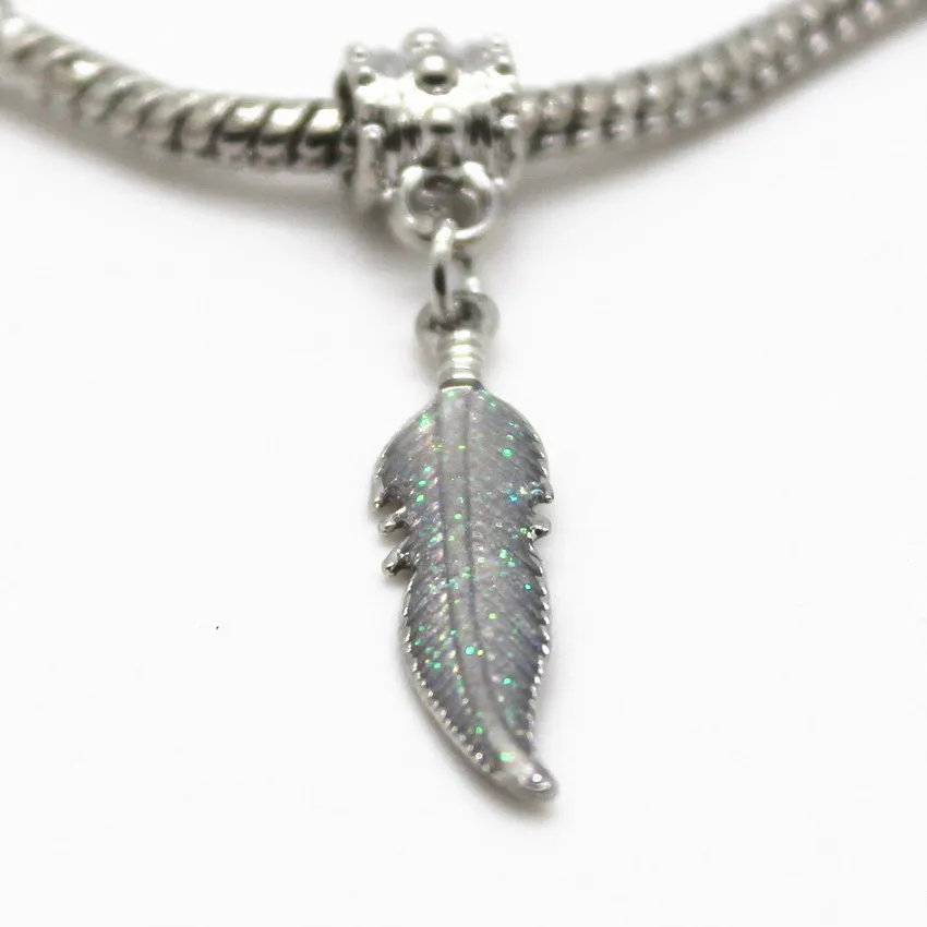 2 шт. браслет с большим отверстием Модный кулон полым замком европейские браслеты