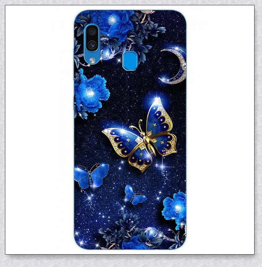 043 ТПУ чехол для samsung Galaxy A30 A50, мягкий силиконовый чехол для Galaxy A30 A50, чехол для samsung A 50 30, задняя крышка, бампер, чехол - Цвет: 043