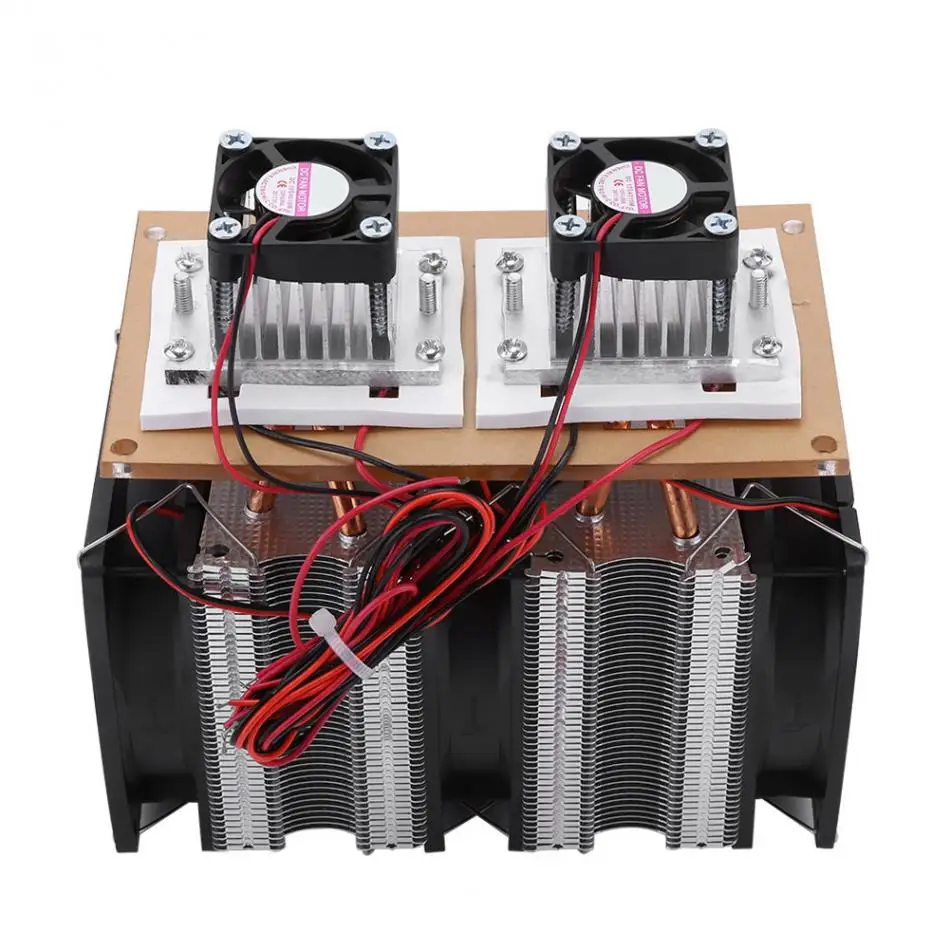 144W Dual-core Semiconductor Refrigeration Peltier Air Cooling Dehumidification Equipment