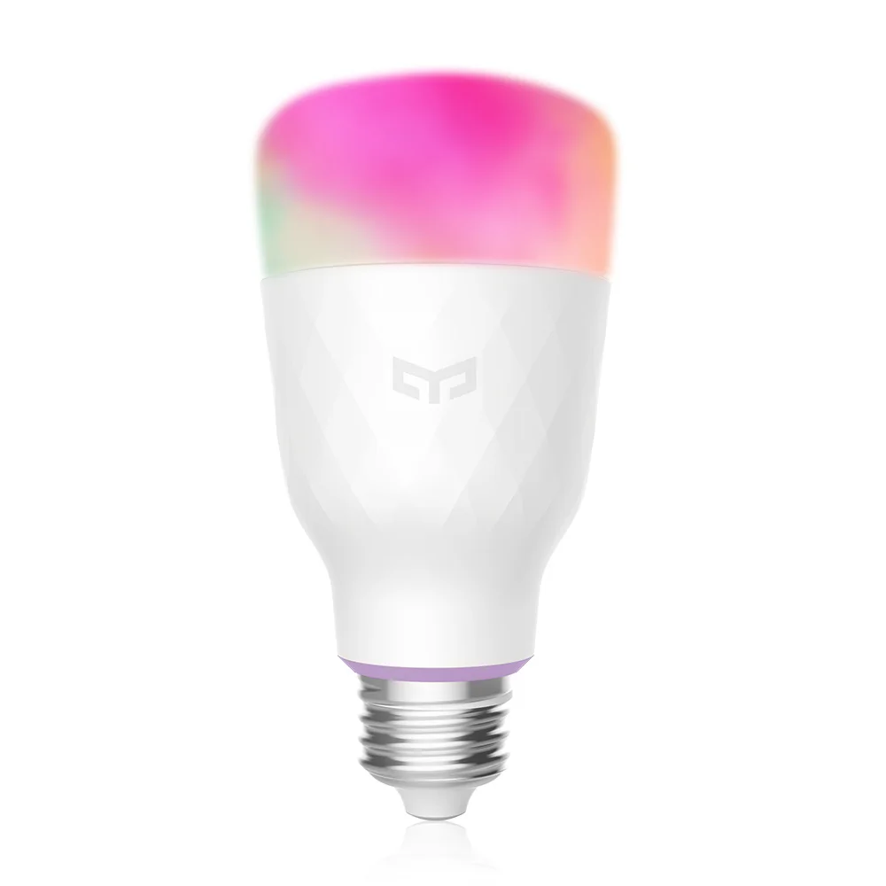 Оригинальный Xiaomi Mi YEELIGHT YLDP06YL 10 Вт RGB E27 Беспроводное управление WiFi голос