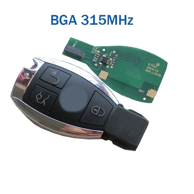 3 кнопки умный Автомобильный ключ оболочки дистанционного ключа fob чехол для Mercedes