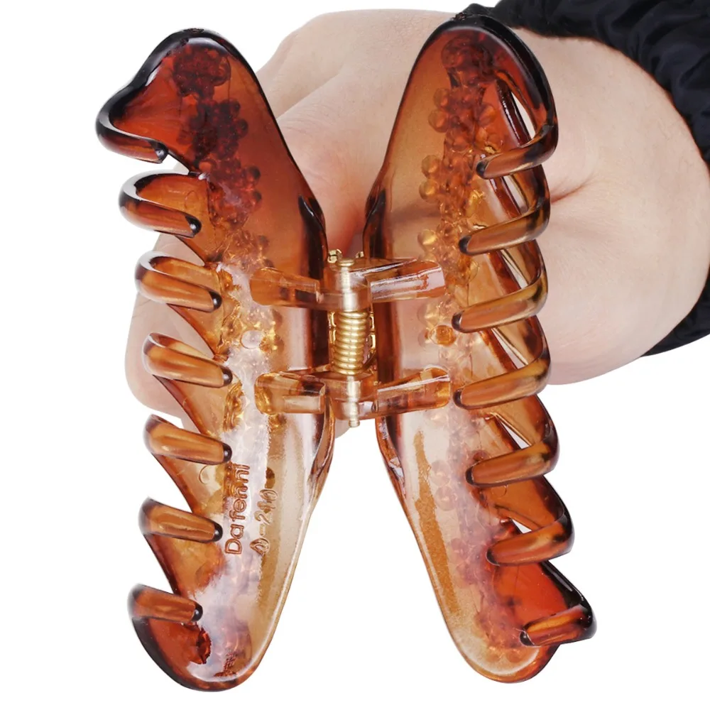 Роскошный Кристальный полузажим для волос в виде Луны заколки Краб женщин