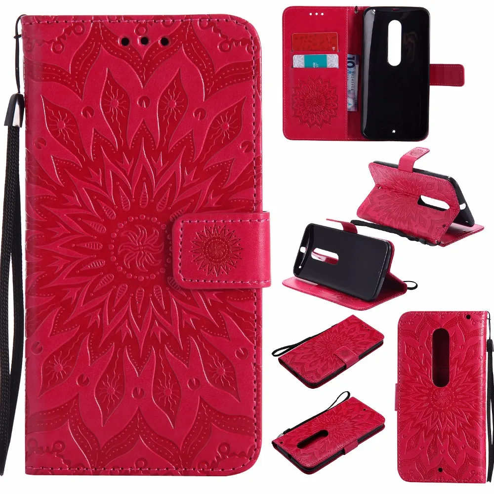 ARYIKUM роскошный чехол с мандалой для Moto X Style XT1570 XT1572 кожаный бумажник флип-чехол Pure