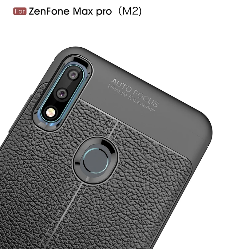 Soft Case For ASUS Zenfone Max Pro M2 ZB631KL Leather TPU Silicone Phone Asus Cover |