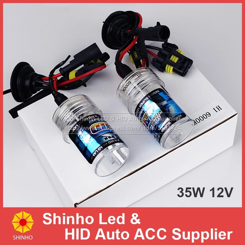 

35W AC HID Xenon Replacement Light Bulb H1 H3 H7 H8 H9 H10 H11 9005 9006 HB4 HB3 4300K 6000K 8000K 10000K Auto Xenon Light Lamp