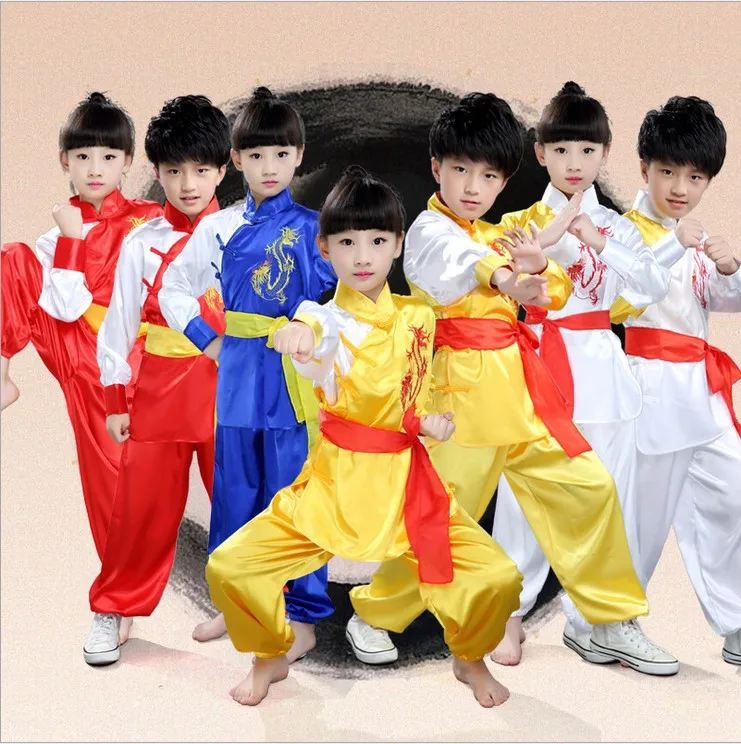 Костюм детский с вышивкой в виде дракона 4 цвета|performance clothes|set clothingset clothes |