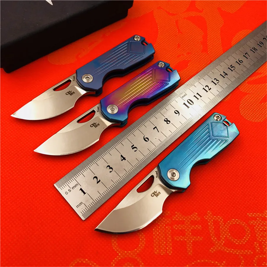 CH CH3515Flipper складной нож s35vn лезвие титановая ручка для кемпинга выживания охоты