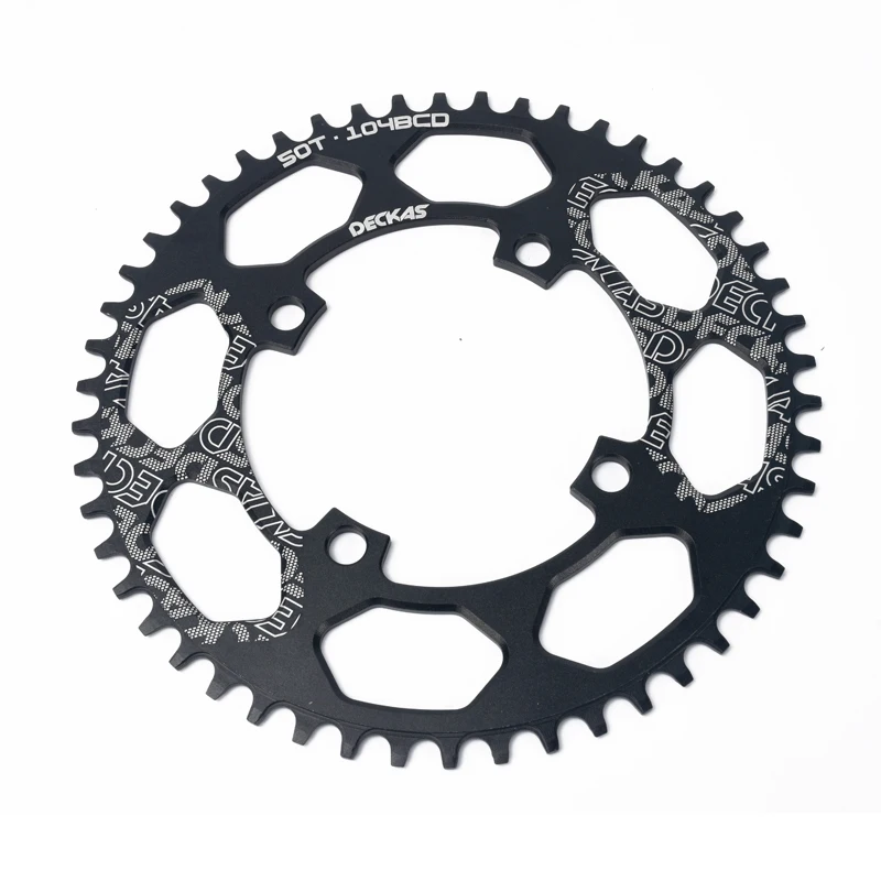 Горный велосипед бензопилы MTB коленчатый набор алюминий 104BCD круглая пластина 40