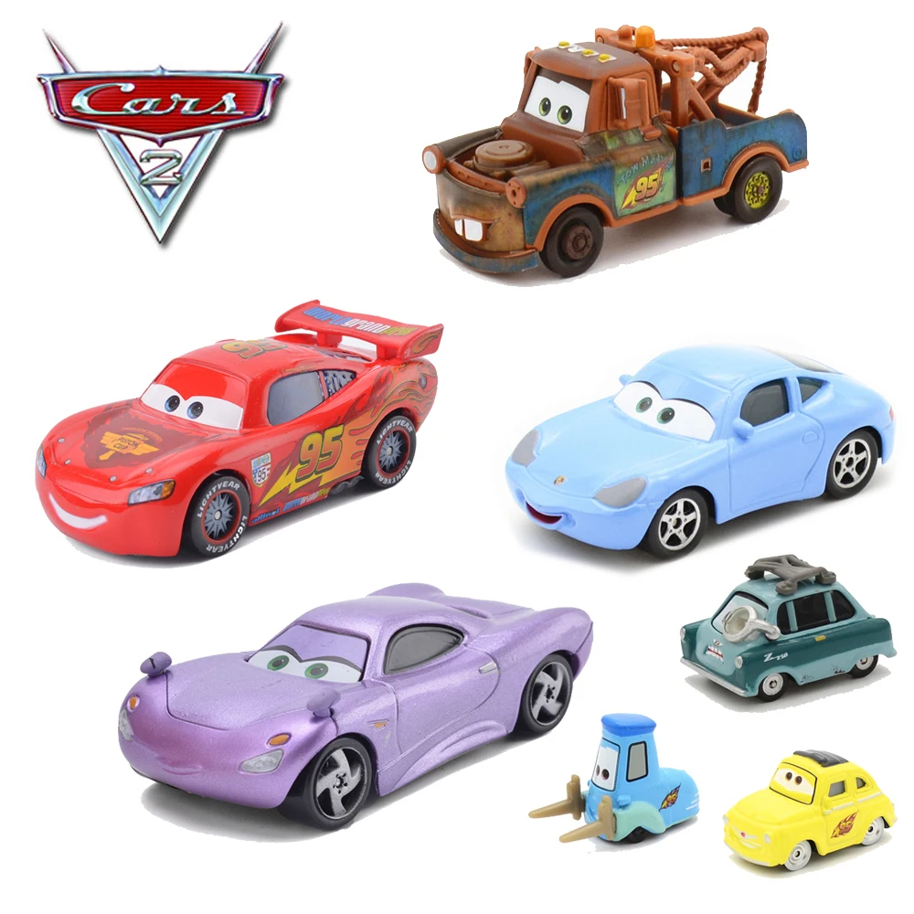 Модель автомобиля металлическая литая в масштабе 1:55 Disney Pixar Тачки Молния