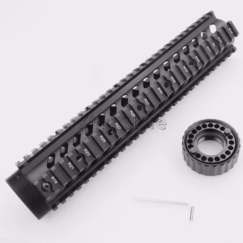 Пейнтбол страйкбол " 9" 1" M16 M4 AR-15 Quad Rail Handguard бесплатно поплавок принадлежности для охоты. 223/5,56 Пикатинни Quad Rail
