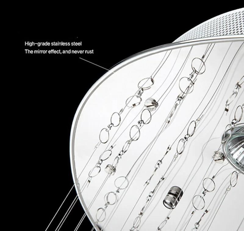 Двойные светильники для лестниц ультра плотные хрустальные K9 Светильники люстры