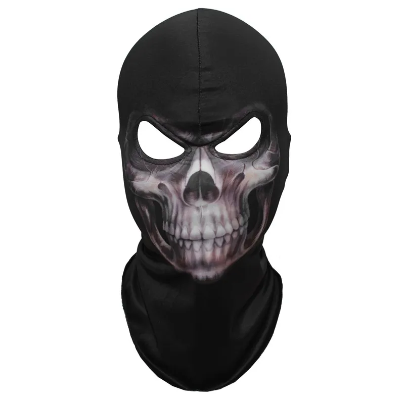Новинка отбеливающая Балаклава маска для косплея капюшон лица Хэллоуин CS Biker |