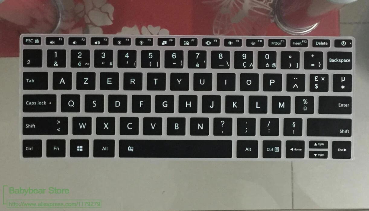 Защитная крышка для клавиатуры ноутбука French Clavier Azerty Xiaomi Mi Notebook Air 12 5 13 3 Pro 15 6