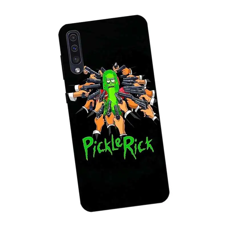 P184 Рик и Морти Cool Черный силиконовый чехол для samsung Galaxy A6 A7 A8 A9 A10 A30 A40 A50 A60 A70 A80 A90 5G