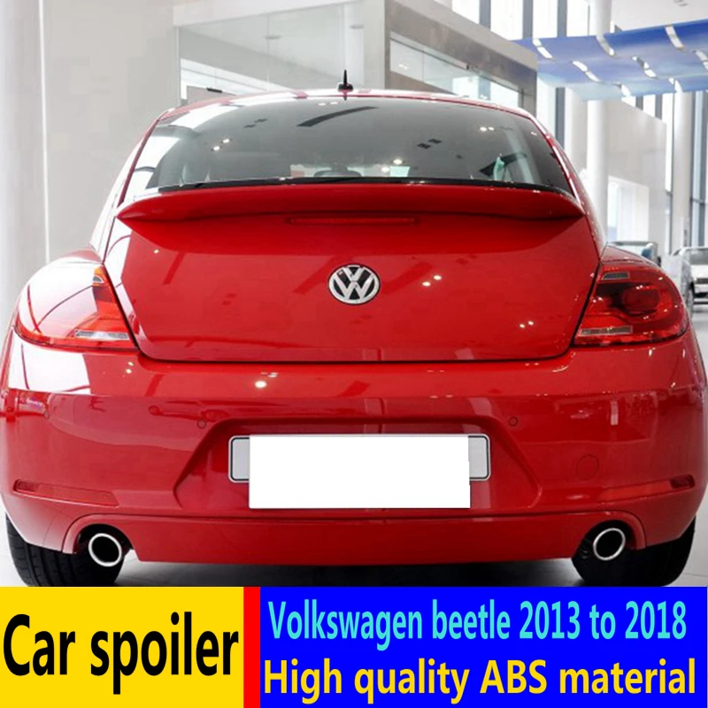 Для Volkswagen beetle спойлер 2013 2018 Высокое качество ABS Материал Автомобильный задний
