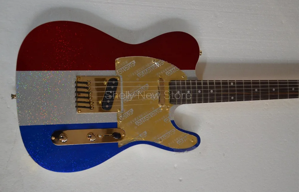 Новинка от производителя Shelly блестящая металлическая ГИТАРА TL на заказ