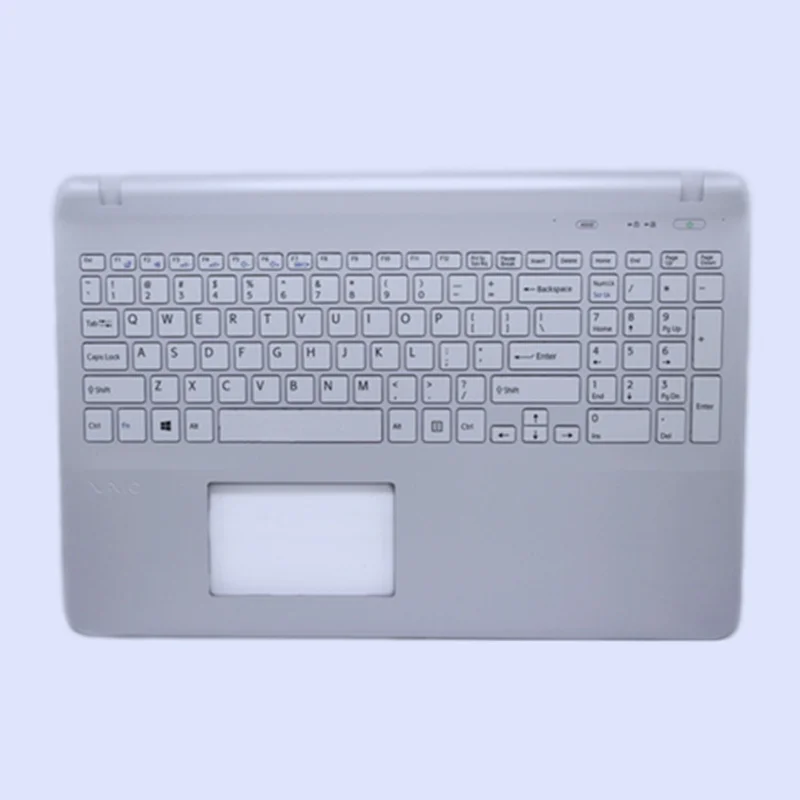 white C no backlit Ноутбук замена Упор для рук верхняя крышка с американской клавиатурой для sony Vaio SVF15 SVF152 FIT15 SVF151 SVF153 W/без сенсорной панели - Цвет: white C no backlit
