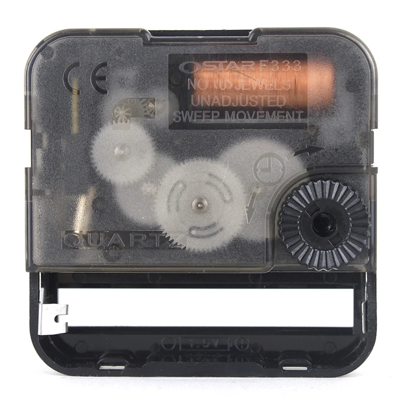 Ostar F333 тихий механизм пластиковые кварцевые часы с механизмом 8706 # черные