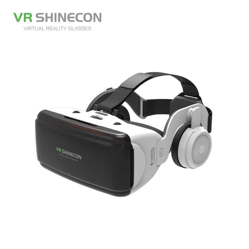 Only VR VR SHINECON BOX 5 Mini VR очки 3D G 06E Очки виртуальной реальности VR гарнитура для Google cardboard с наушниками - Цвет: Only VR