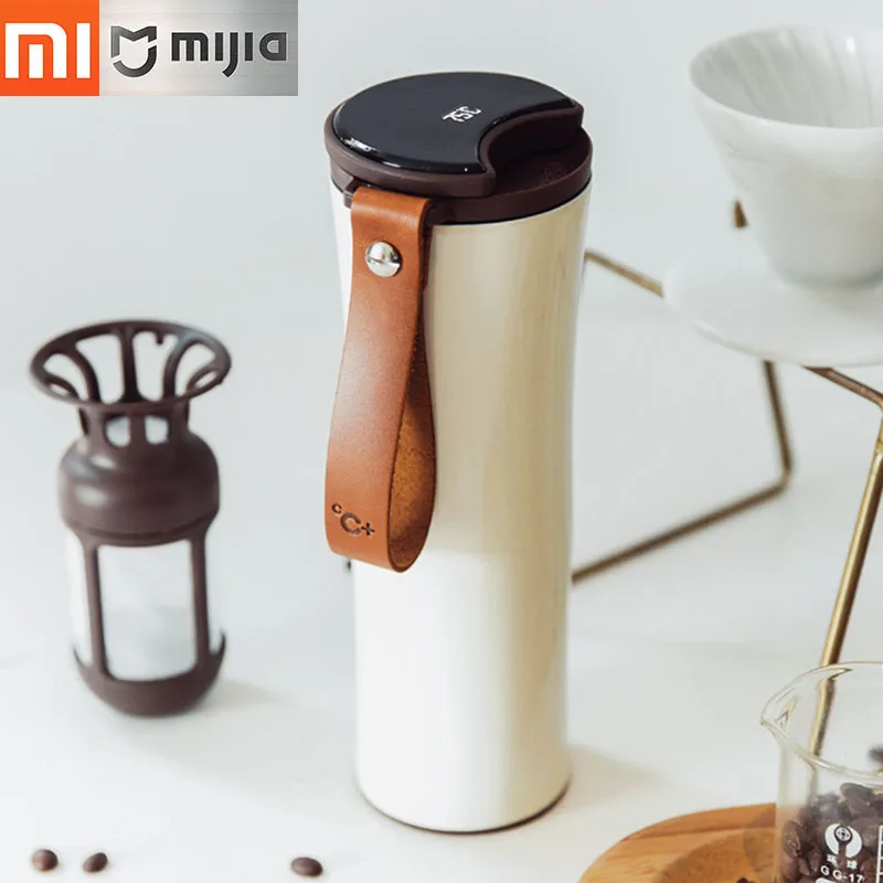 Xiaomi кружка для путешествий Moka Smart Coffee Tumbler 430 мл портативная Вакуумная бутылка OLED