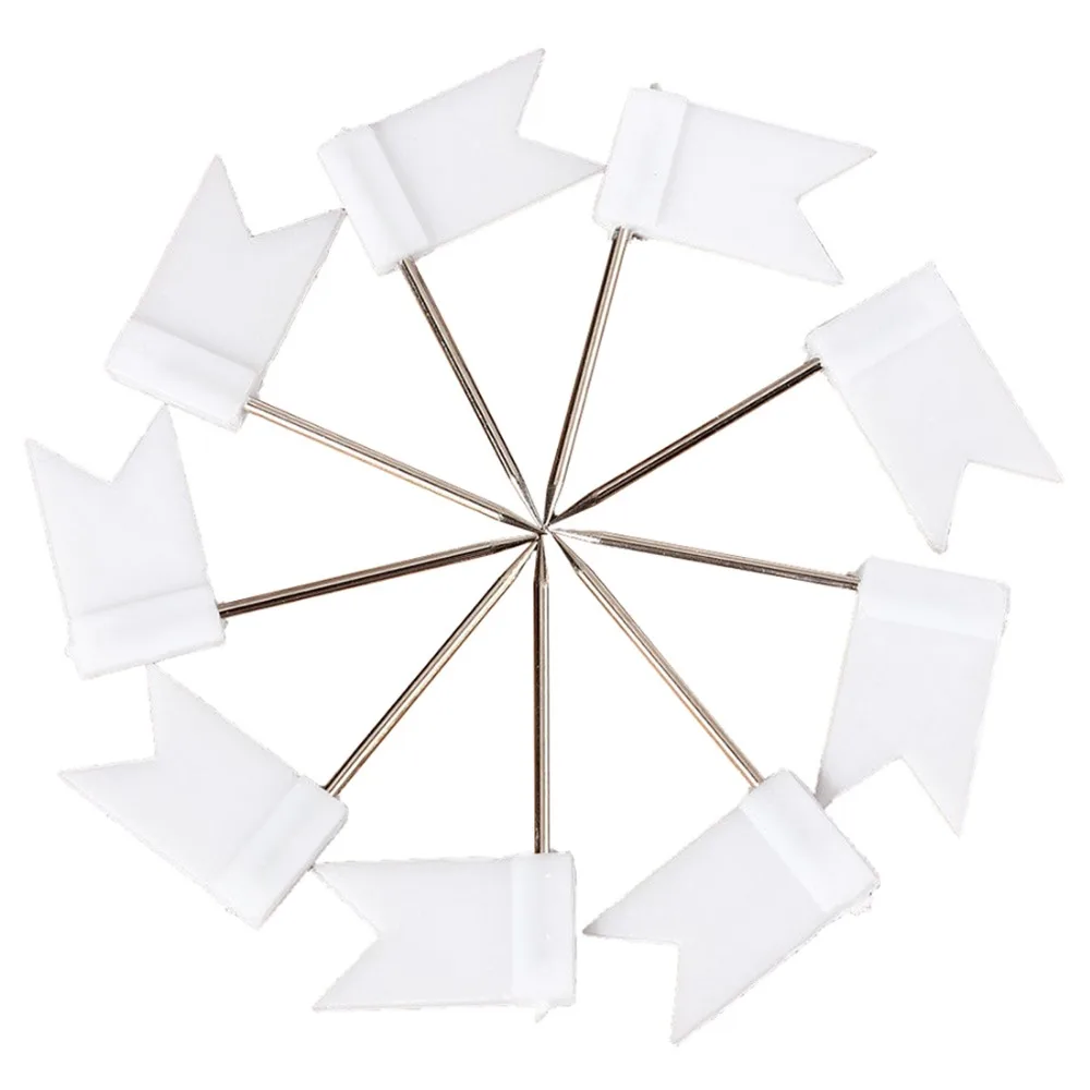 100 Флаг Форма карта штифты пробковая доска для рисования синий|pin push|pin drawingpin pin |