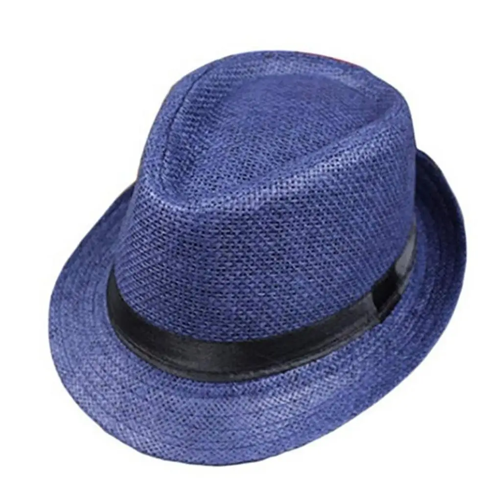 

Соломенная плетеная шляпа в Корейском стиле, кепка для влюбленных с краями, Мужская Уличная пляжная шляпа в британском стиле