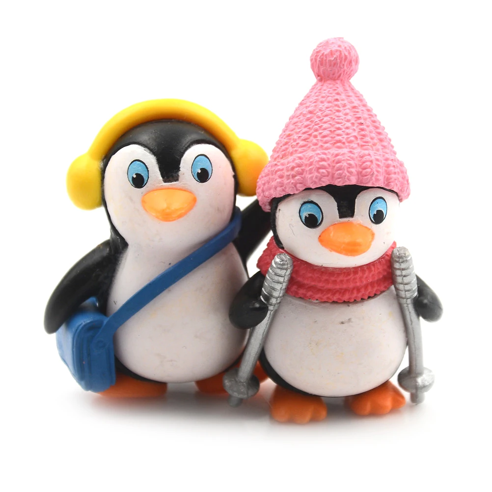 1/4 шт. DIY ремесла мини зимний Пингвин миниатюрная фигурка рождественские фигурки