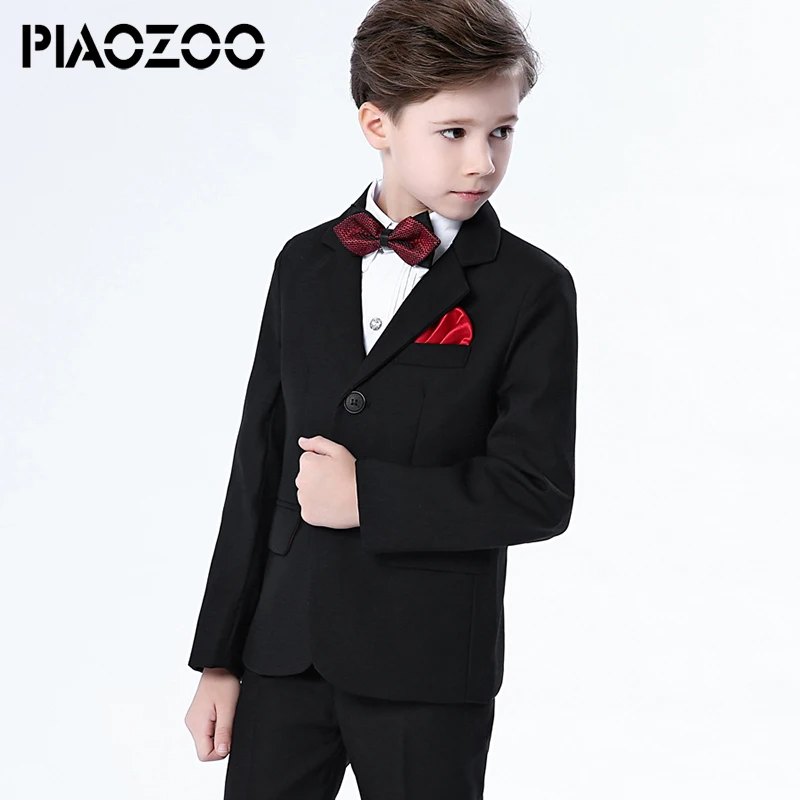 Черные костюмы для мальчиков на свадьбу детский Блейзер костюм enfant garcon mariage