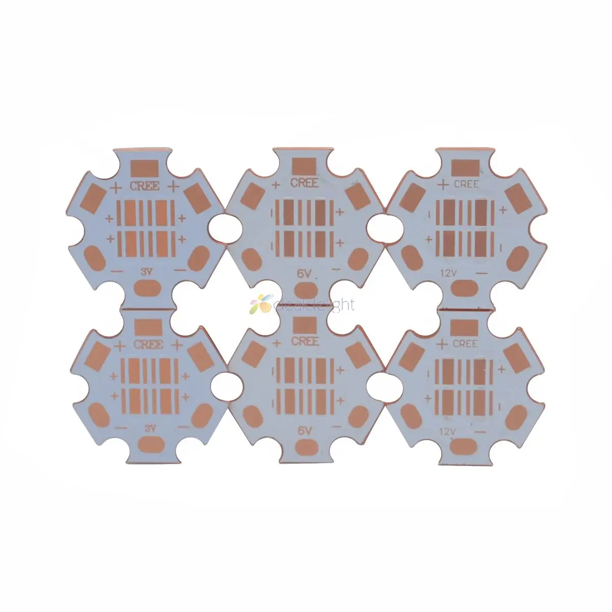 Медная печатная плата 16 мм 20 Cree XPG XPG2 XPE XPE2 XML XML2 XHP50 XHP70 MKR светодиодная x 1 6 медная