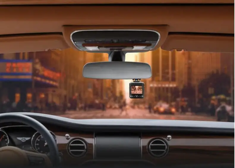 Автомобильный видеорегистратор с двумя объективами 140 градусов 1080 P 2 4 дюйма