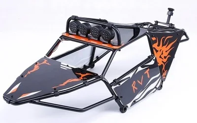 RC KM HPI Rovan bajer 5t sc внедорожный газовый грузовик с металлической клеткой комплект