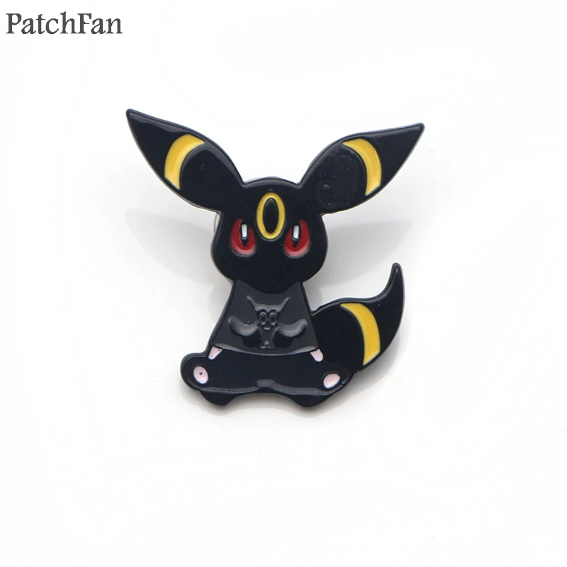 Patchfan Карманный Монстр Иви мультфильм цинк галстук булавки броши для рюкзака, одежды для мужчин женщин шляпа Декоративные значки медали A1650 - Цвет: 5