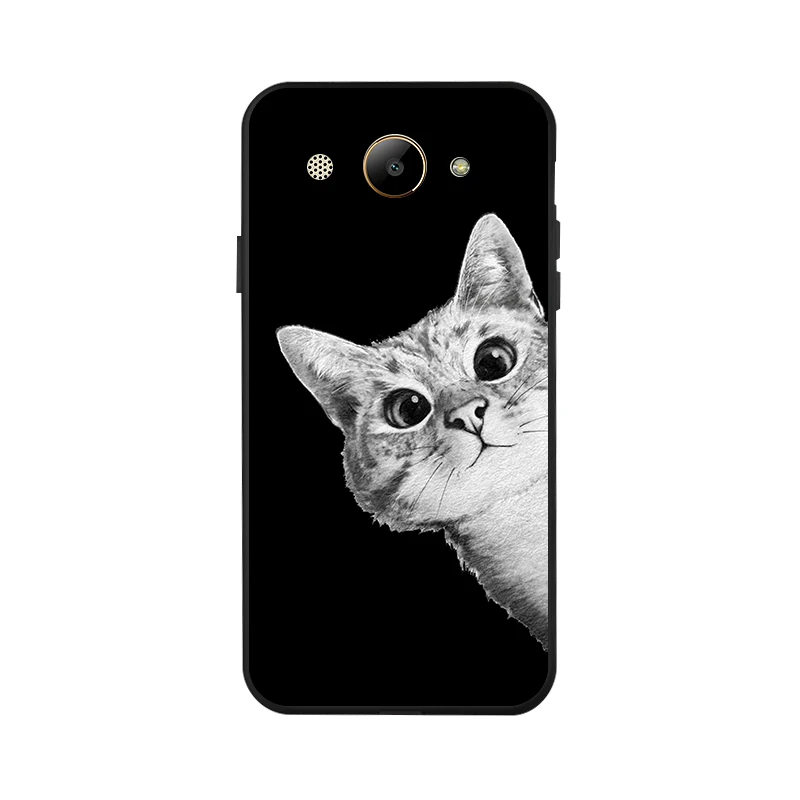 X001 Чехол для huawei Y3, мягкий чехол с мультяшным рисунком для huawei Y3 /Y5 lite CRO-U00 CRO-L22 U00 5,", Чехол s Fundas - Цвет: X001