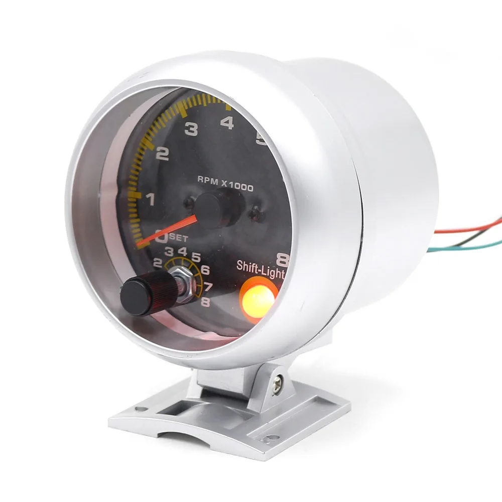 Тахометр гоночный из углеродного волокна BX100145 3 75 дюйма 0 8000 об/мин|car meter|cars carscar rpm |