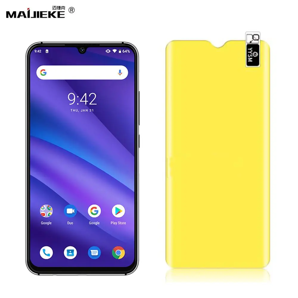 Защитная пленка на экран для UMIDIGI A9 Pro A12 A7 S5 A5 Power 3 X F2 Гидрогелевая|Защитные стёкла