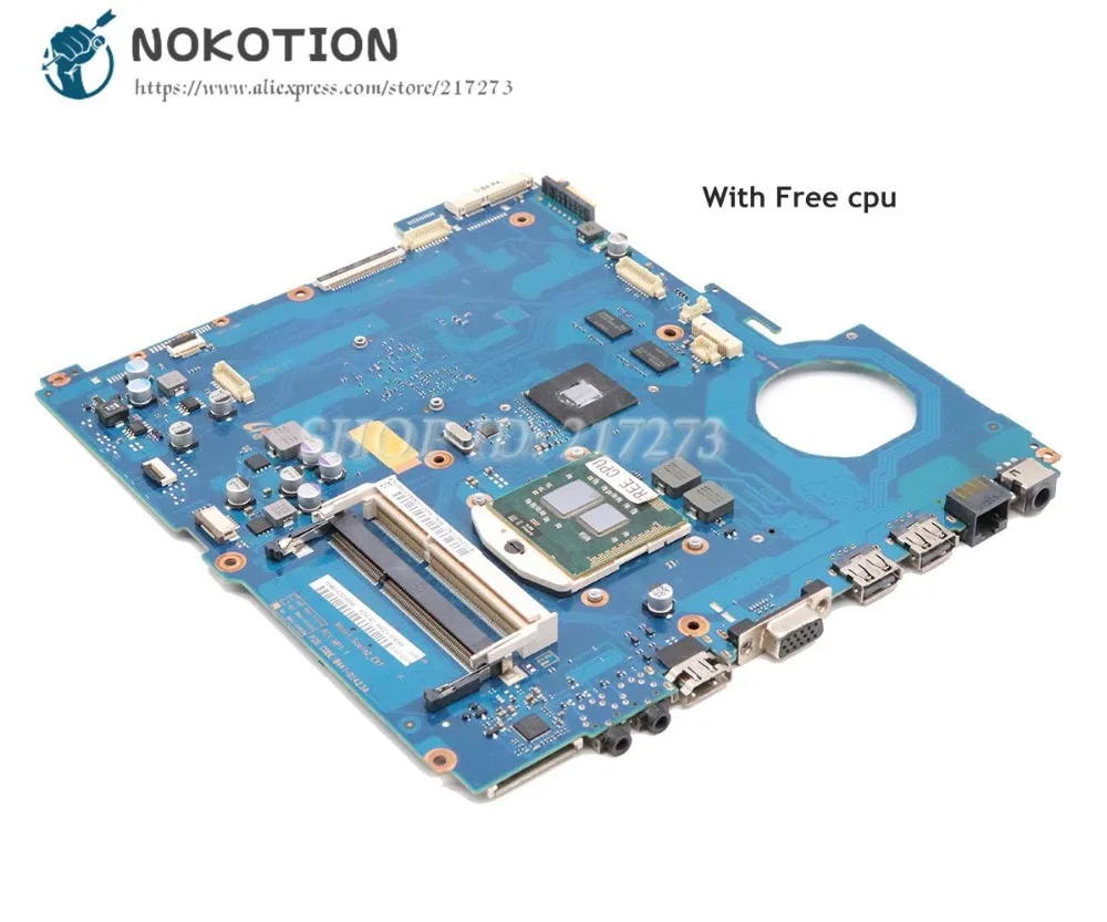 NOKOTION для samsung RV511 NP-RV511 Материнская плата ноутбука HM55 DDR3 GT315M видеокарта BA92-07405A BA92-07405B BA41-01423A 15,6 дюймов